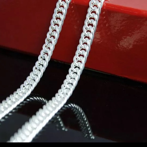 925 sterling silver necklace Horsewhip Chain - Picture 4 of 6